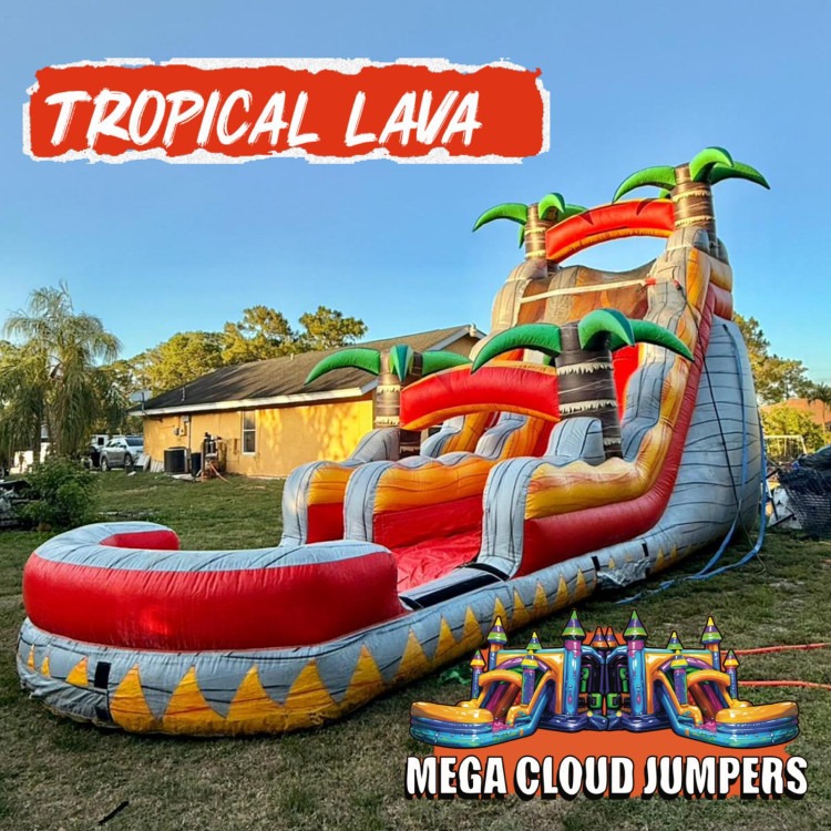 Topical Lava 20 Foot Higt